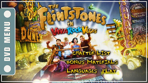 The Flintstones in Viva Rock Vegas - DVD Menu