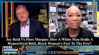 Joy Reid Vs Piers Morgan: Watch How A White Man Makes A Bald Black Woman's Look Like A Fool!