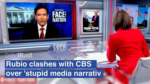 💥 Marco Rubio 'Humiliates' CBS host in Clash over Putin - 'STUPID MEDIA narrative'
			