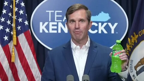 the irony of Andy Beshear mocking JD Vance for drinking Diet Mountain Dew as Tim Walz guzzled it