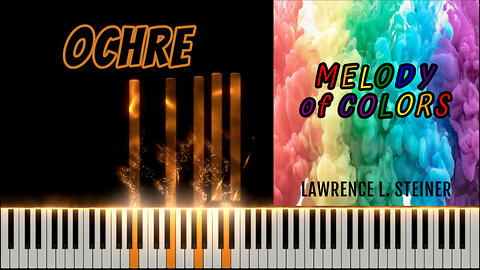OCHRE – Melody of Colors | Piano Tutorial & MIDI Visualization