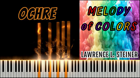 OCHRE – Melody of Colors | Piano Tutorial & MIDI Visualization