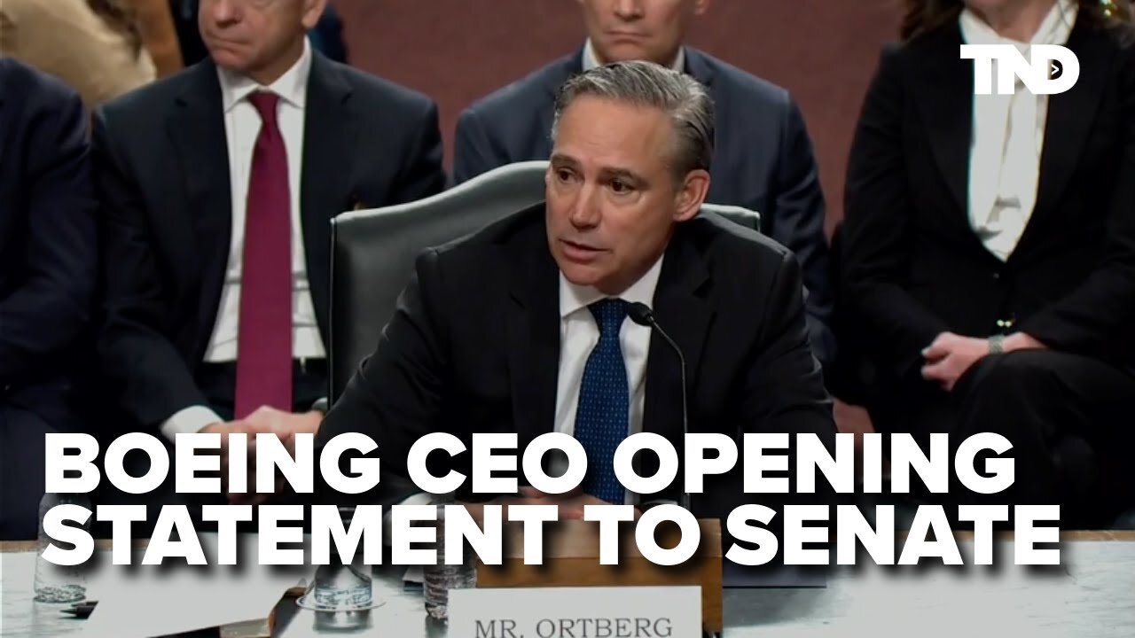 Boeing CEO testifies before Senate on safety progress