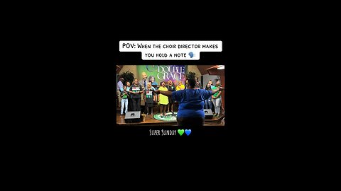 Hold that note! 🎵🎶 #allinhishands IMPACT CHURCH SHREVE #churchchoir