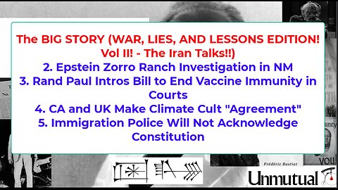 Liberty Conspiracy LIVE 2-17-26 War-Iran? Epstein Fallout, Rand v Pharma?