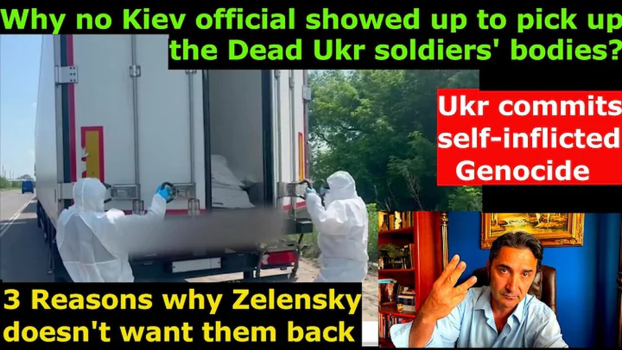 Why Kiev doesn't want Dead Ukr Soldiers' Bodies back? 3 Reasons provided by Zakharova+Medvedev.
