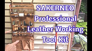 SAKERNEO Professional Leather Working Tool Kit, DIY, Repairs, Craft