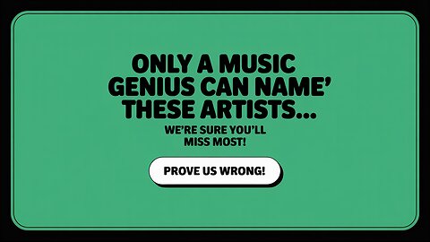 Music Quiz For Music Geniuses