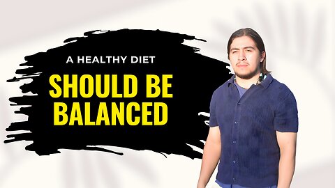 A healthy diet should be balanced by Ed Delacruz #health #healthy #healthadvice #reels #shorts