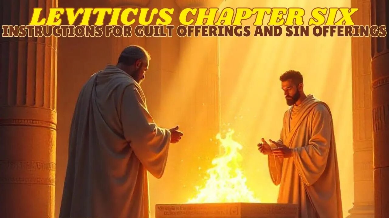 Leviticus Chapter 6 Bible Study: Instructions for the Trespass Offering