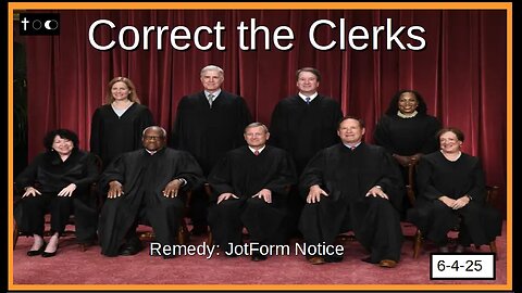 Correct the clerks - 6-4-2025