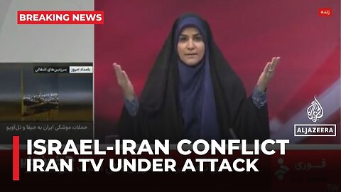 Iranian state TV attacked while on air in latest wave of Israeli strikes on Tehran