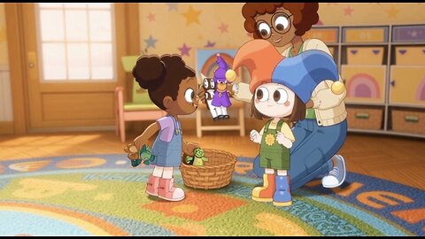 The Adventures Of 5 year old Little Pomni Episode 4 Little Pomni Puts On A Puppet Show At Preschool