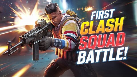 First Clash Squad Battle in Free Fire! Intense Gameplay #freefire #firstvideo