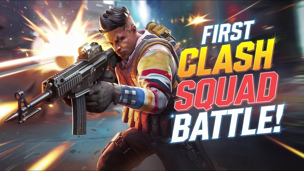 First Clash Squad Battle in Free Fire! Intense Gameplay #freefire #firstvideo