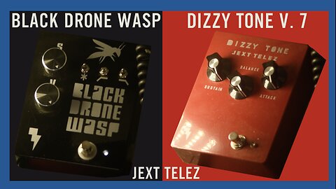 ⚡ Jext Telez 🦟 Black Drone Wasp 😵‍💫 Dizzy Tone v. 7 🔌 RCA 2N404 OC81Z SFT352 Germanium Transistors 🎶