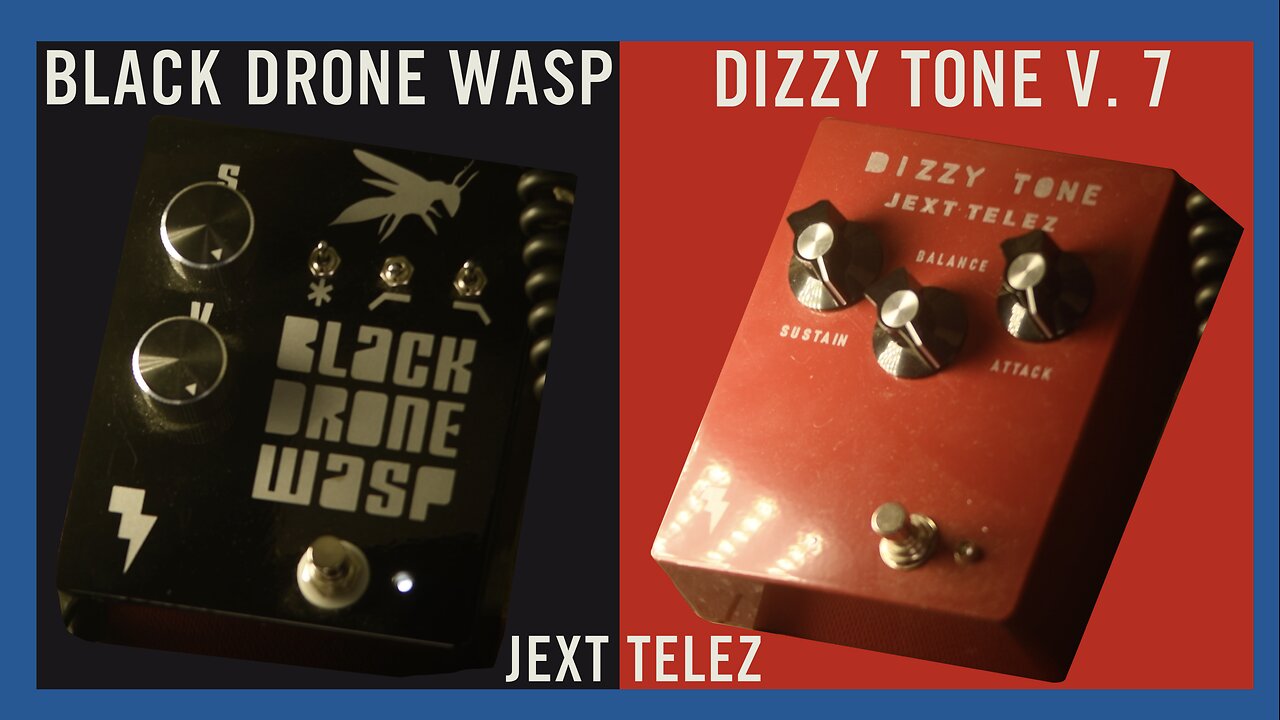 ⚡ Jext Telez 🦟 Black Drone Wasp 😵‍💫 Dizzy Tone v. 7 🔌 RCA 2N404 OC81Z SFT352 Germanium Transistors 🎶