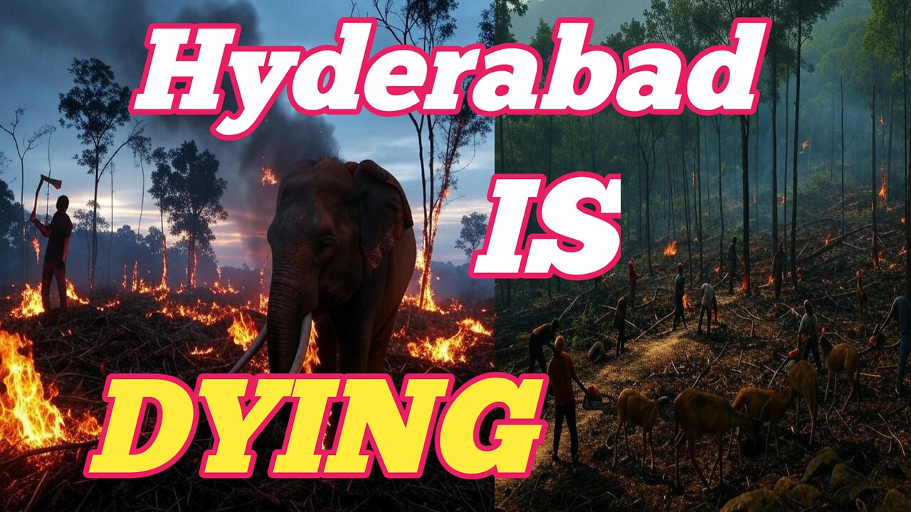 Hyderabad deforestation issue ll Hyderabad is Dying llsave forest