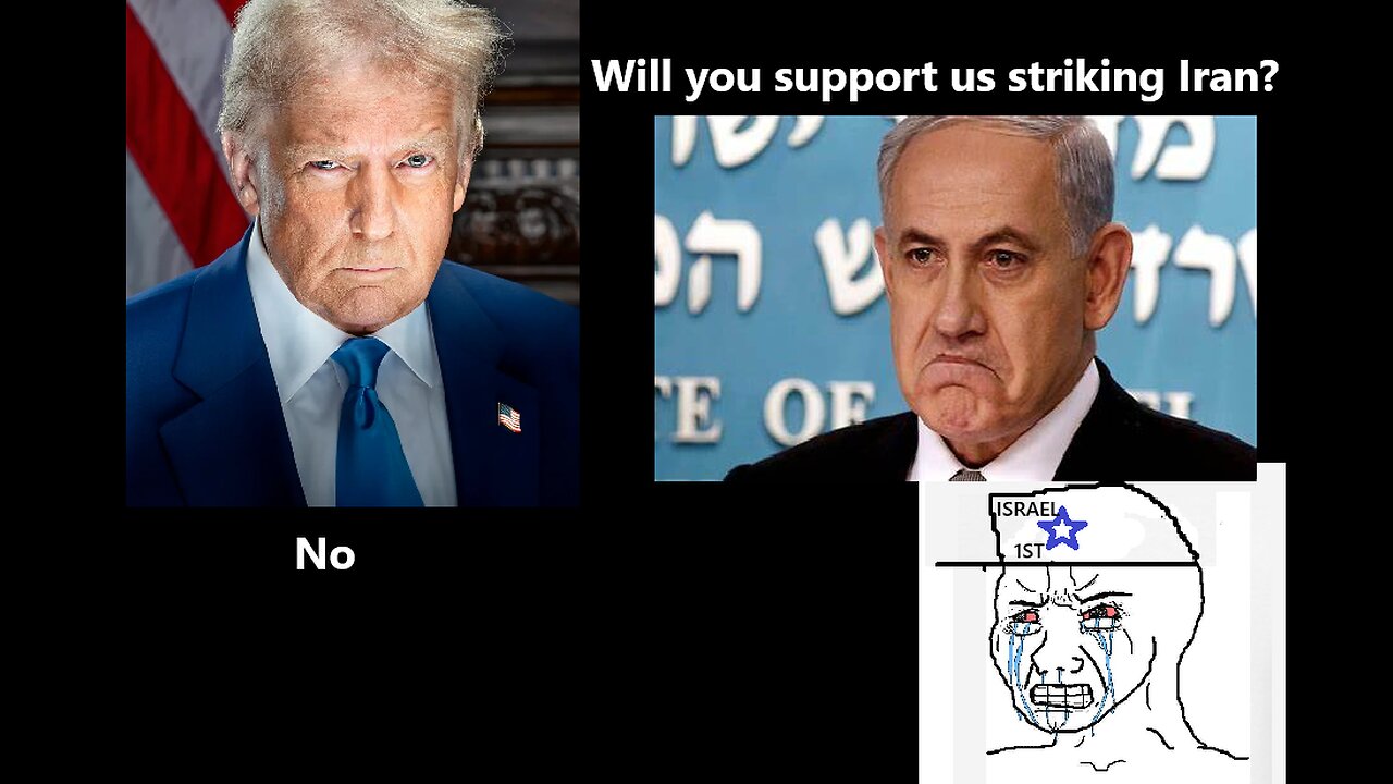 "NO BIBI!" Trump refuses to support Israeli strike again Iran