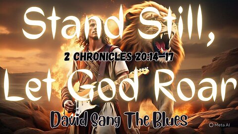 Stand Still, Let God Roar | Jehaziel’s Prophecy | Deep Spirit-Fire Blues