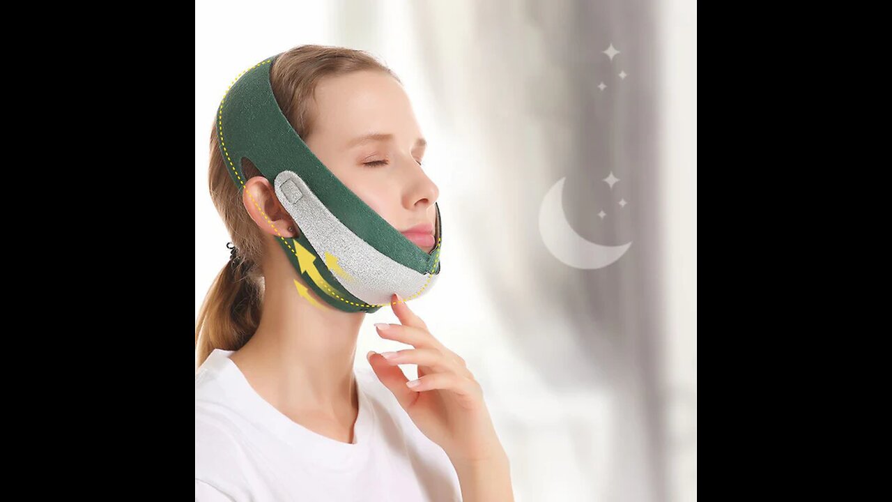 Anti-snoring Chin Strap, with Adjustable and Breathable Design, for Women and Men