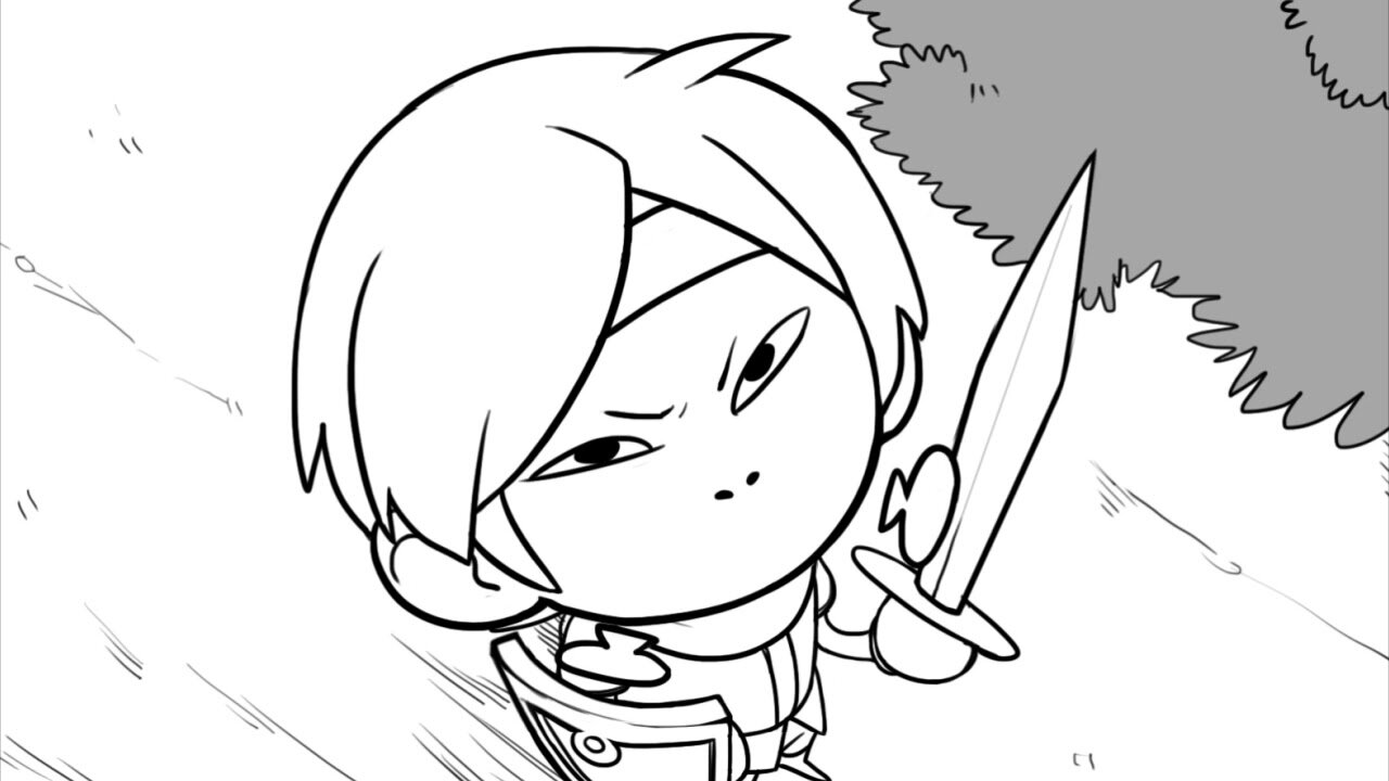 Hidden entrance / 2D animated short (30 seconds Version)