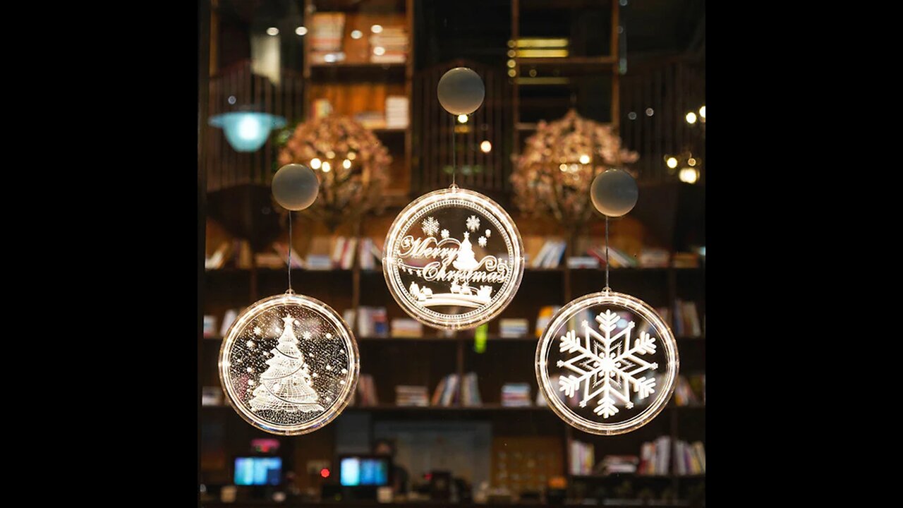 Wireless LED Christmas Light with Hook (1-Pack)