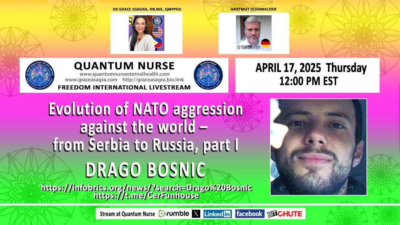 Drago Bosnic -"Evolution of NATO aggression against the world – from Serbia to Russia, part I"