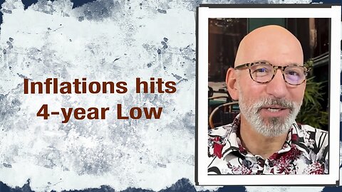Inflation hits 4 year low