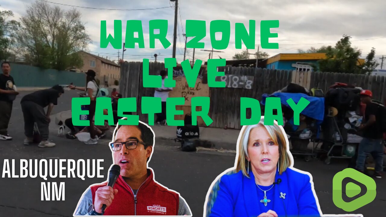 War Zone Drive Around in Albuquerque NM on Easter Sunday & Political Commentary