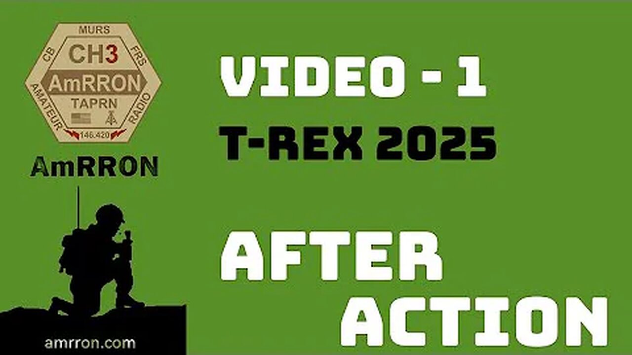 T REX 2025 AAR Part 1