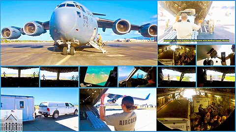 Hawaiian Air Force Prepares for Hurricane with Medical Supply Mission