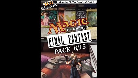 Rippin packs of Final Fantasy, Pulled a Cloud! #fyp #dailymagic #packrip #packopening #tcg #foryou