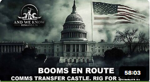 NOaDS 8.12.25 BOOMS en route, Rig for SILENT, NG activated, CABAL on the RUN, CHATTER, Pray!