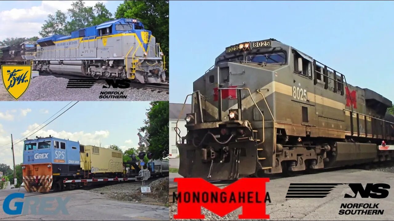 Railfanning in Elsmere KY with NS 8025 and NS 1080
