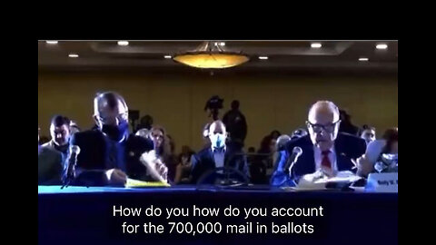 Giuliani, Waldron PA 2020- 1.8M Mail-Ins Sent Out, 2.5M Returned & Shapiro wiped it from the Website