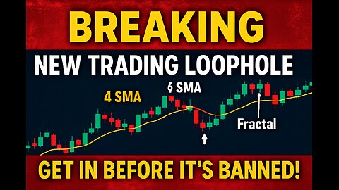 BREAKING: New Trading Loophole Found Using 4 SMA, 8 SMA & Fractals — GET IN BEFORE IT’S BANNED!