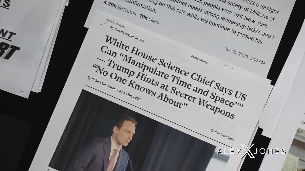 U.S. HAS WEAPONS THAT CAN MANIPULATE TIME AND SPACE