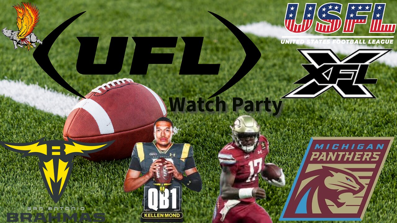 San Antonio Brahmas Vs Michigan Panthers UFL: LIVE Play by Play and Watch Party