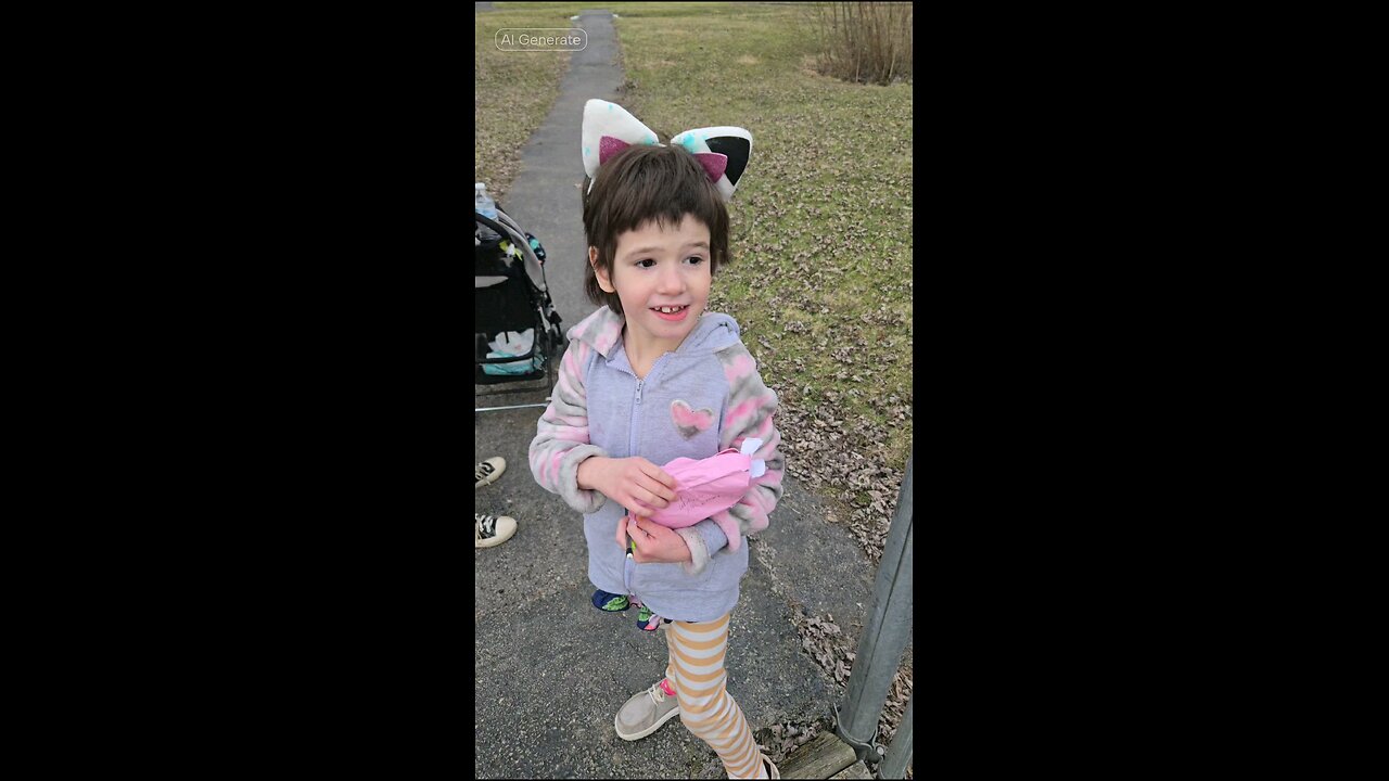 Minecraft filter on my daughter :)