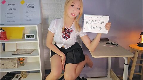 NALBI ASMR ~ ASMR Korean School Girlfriend Teaching You Korean 💕📚 Sweet Night Study