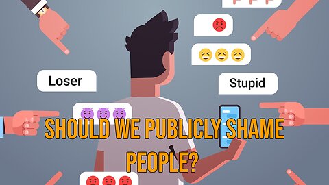 Pastor Scott Show - Ok to shame people publicly? Also are you fed up with crime?