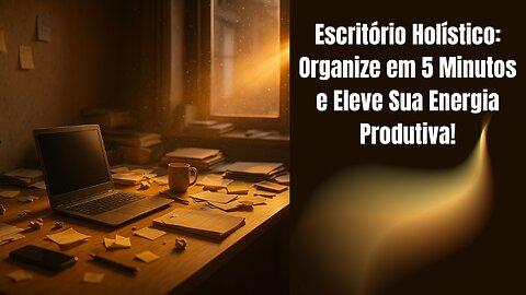Escritório Holístico: Organize em 5 Minutos e Eleve Sua Energia Produtiva!