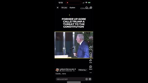 Our Constitution is intended to protect us AGAINST DONALD TRUMP. AL GORE,... Facebook. Lubbock Dems