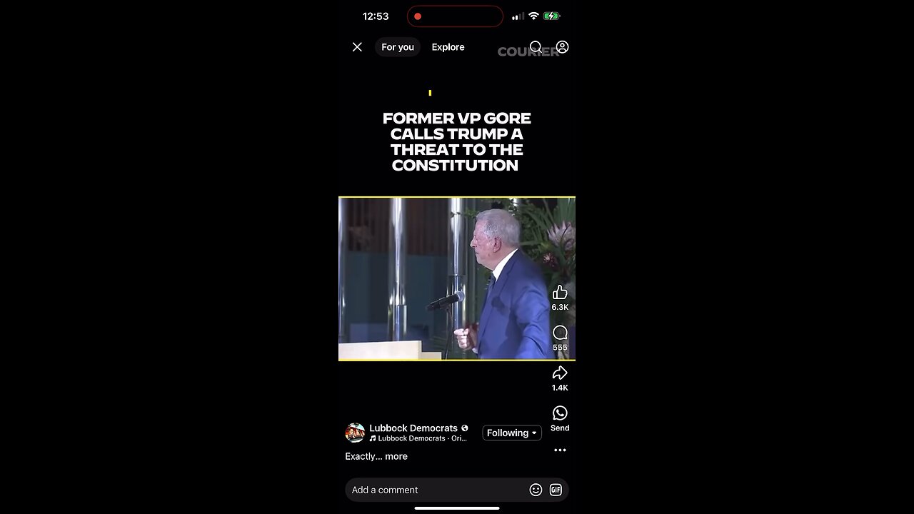 Our Constitution is intended to protect us AGAINST DONALD TRUMP. AL GORE,... Facebook. Lubbock Dems