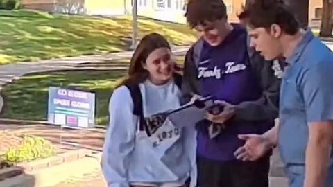 Texas Christian University sign a petition to save new born puppies from being aborted, but.