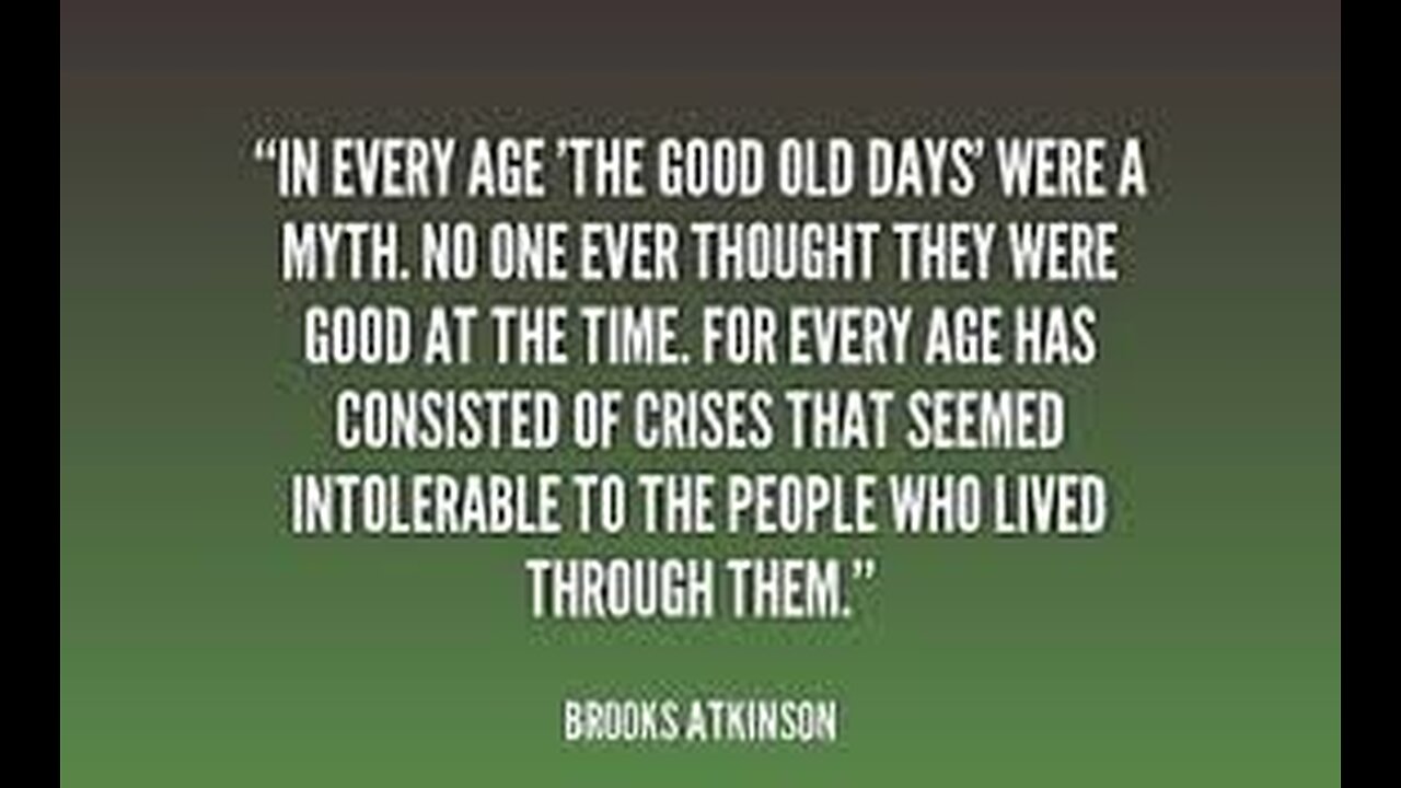 Do not say, “Why Were the Old Days Better Than These?”