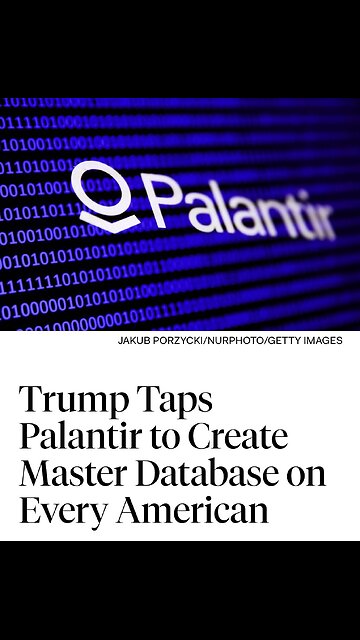 Donald Trump just gave YOUR DATA to this Jеwish psychopath (CEO of PALANTIR).
