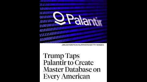 Donald Trump just gave YOUR DATA to this Jеwish psychopath (CEO of PALANTIR).