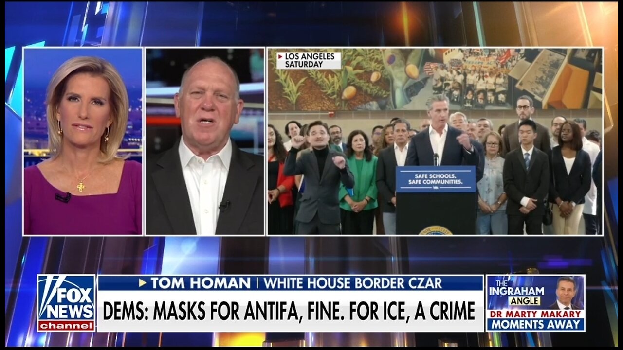 Border Czar: Newsom Is The Reason ICE Officers Are Receiving Threats